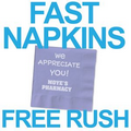 FAST Custom Printed Cocktail Napkins - LAVENDER - FREE RUSH SERVICE